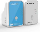 Wavlink AV500 - Ethernet Extender - 500Mbps Ethernet via stroom - 300Mbps WiFi - Plug & Play