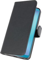 Hoesje Geschikt voor Samsung Galaxy A6s - Book Case Telefoonhoesje - Kaarthouder Portemonnee Hoesje - Wallet Cases - Zwart
