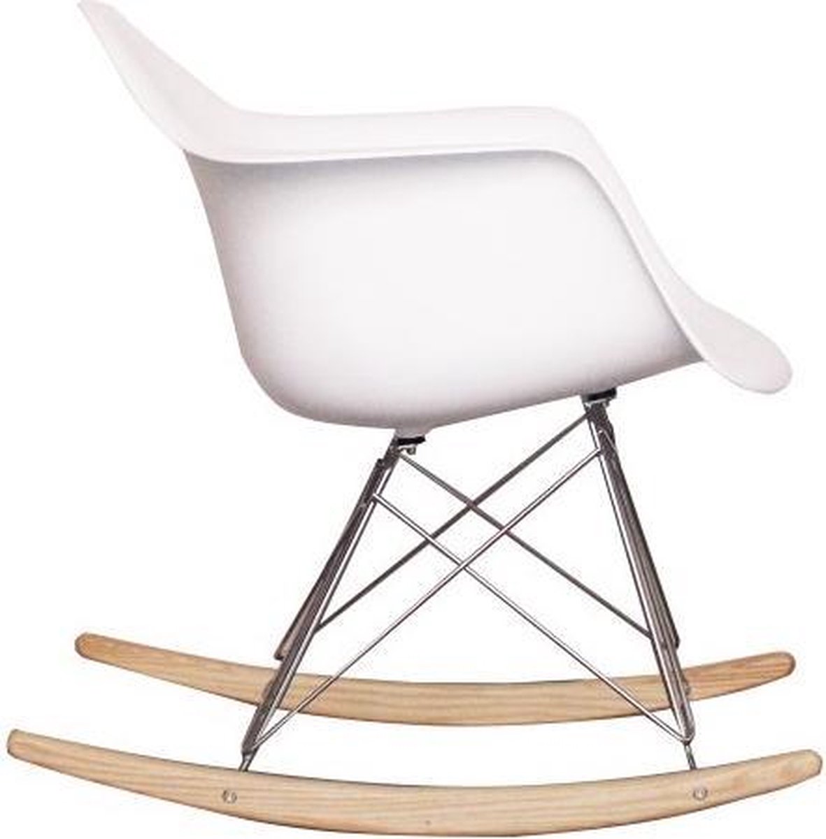 RAR replica Schommelstoel wit Rocking Chair | bol.com