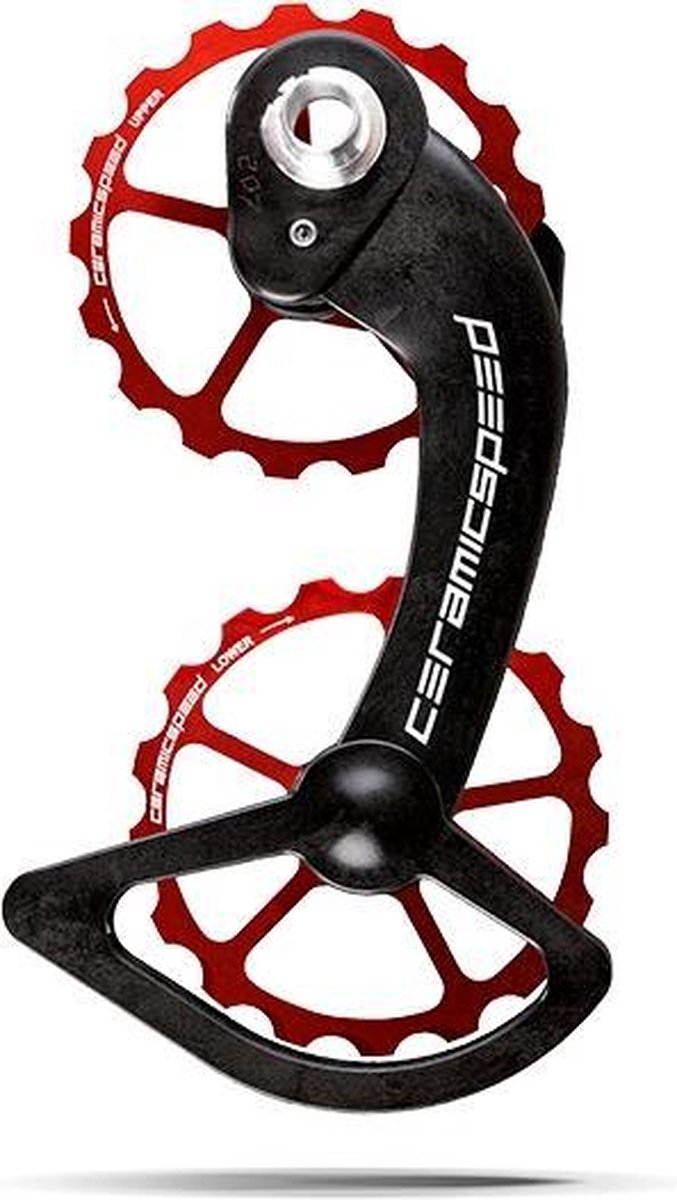 Ceramicspeed Oversized Pulley Wheel System Shimano 10 + 11S Alloy Rood Coated - Ceramicspeed