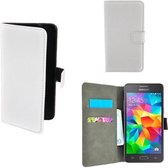 Samsung Galaxy E7 Walllet Bookcase hoesje Wit