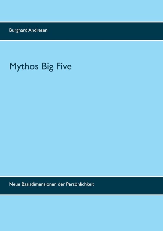 Mythos Big Five - cover