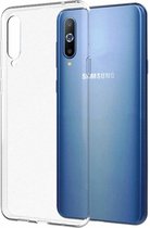 Shop4 - Samsung Galaxy A70 Hoesje - Zachte Back Case Transparant