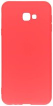 Color Backcover Samsung Galaxy J4 Plus hoesje - Rood