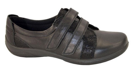 Zwarte lage sneakers met lakleer - Dames | MANFIELD
