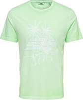 ONLY & SONS - PIMMIT SS NEON - Green Gecko - Mannen - Maat L
