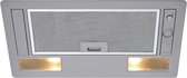 ETNA AI553RVS - Inbouw afzuigkap - 53 cm - Grijs - 425 m³/h - LED verlichting