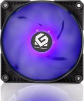 MetallicGear SKIRON MG-F120 RGB PWM, 4-Pin High Airflow RGB Fan (120mm, Black Fan Frame with Matte White Blades) - Powered by Phanteks