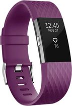 Special Edition Bandje Paars geschikt voor FitBit Charge 2 – Small