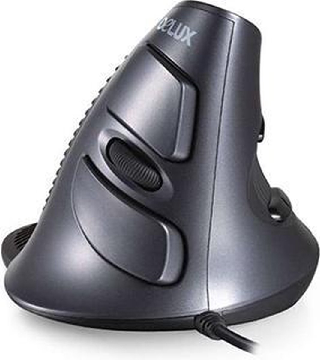 Delux M618 BU Ergonomische muis - Bedraad - Delux wow grip mouse - Anti-RSI - Rechtshandig - verwijderbare polssteun