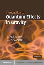 Boek "Introduction to Quantum Effects in Gravity" door V. Mukhanov en S. Winitzki, met een oranje gloed op de kaft.