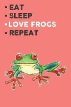 Eat Sleep Love Frogs Repeat