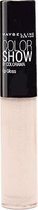 Maybelline Colorshow Gloss - 160 White Glitz - Transparent - Gloss à lèvres