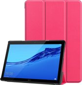 Tri-Fold Book Case Huawei MediaPad T5 10 Hoesje - Roze