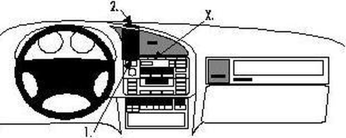 Brodit Proclip Center Mount (852043)