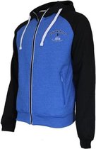 Donnay vest met capuchon - Sportvest - Heren - Maat XL - Zwart/Blauw