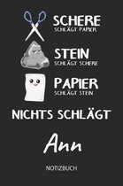 Nichts schl gt - Ann - Notizbuch