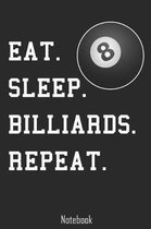 Eat. Sleep. Billiards. Repeat.