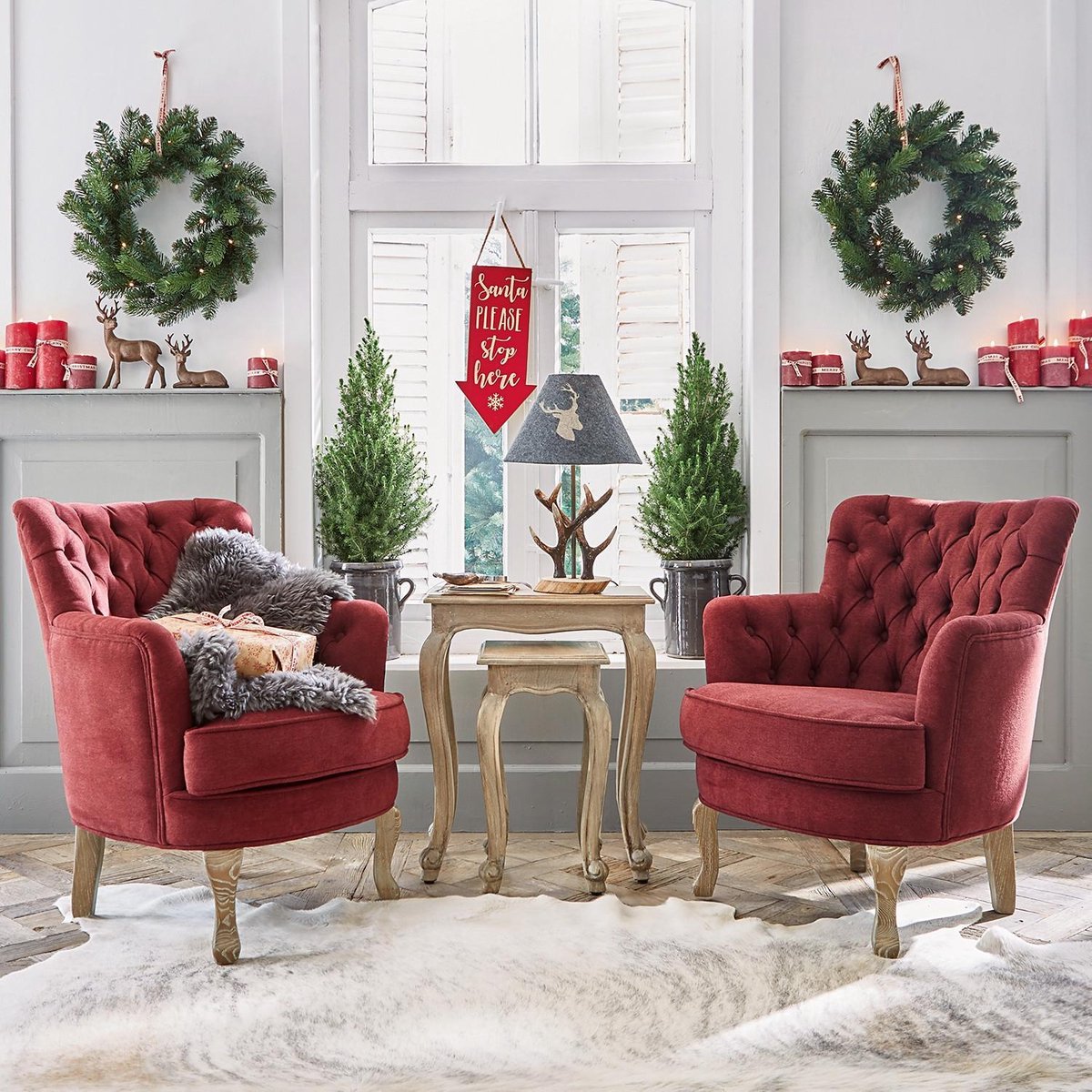 LOBERON Fauteuil Calgary rood