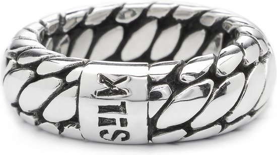 SILK Jewellery - Zilveren Ring - Bold - 353.18,5 - Maat 18,5