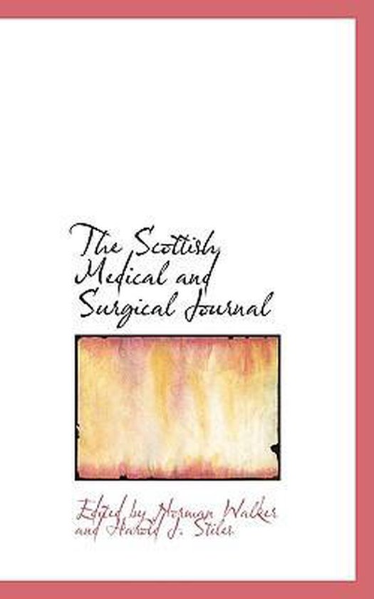 The Scottish Medical and Surgical Journal, Dr Norman (Novartis
