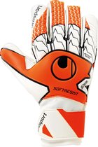 Uhlsport Soft Resist Keepershandschoenen - Maat 10.5  - Unisex - oranje/wit/zwart