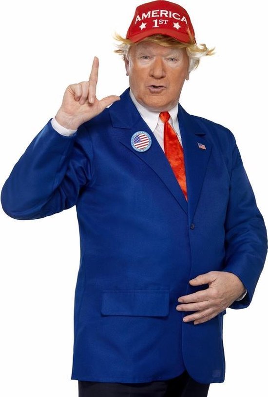 President Donald Trump kostuum / verkleedkleding 4-delig  52/54