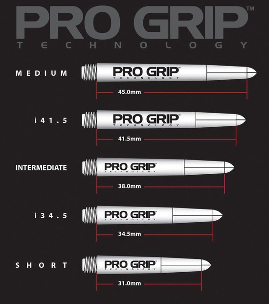 Target Pro Grip shaft tussenmaat 34.5 - Zwart van Target — afbeelding 2