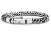 SILK Jewellery - Zilveren Armband - Roots - 164.19 - Lengte 19cm