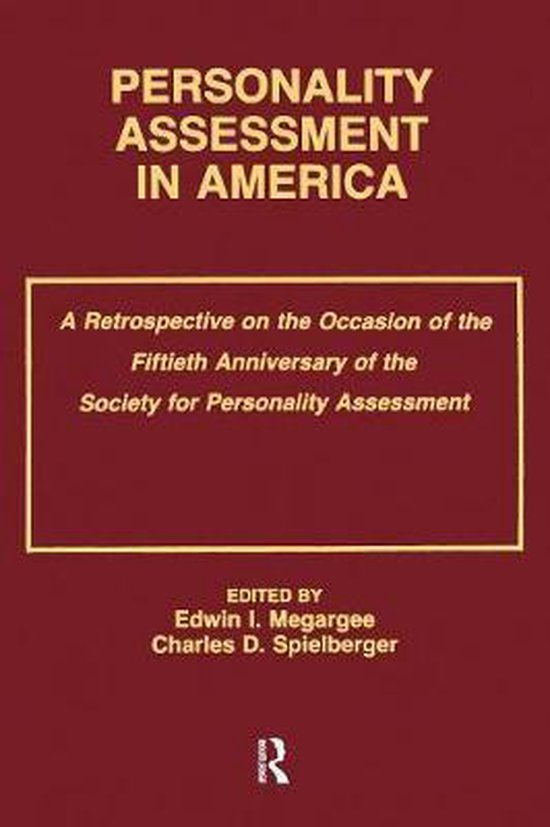 Personality Assessment in America - cover
