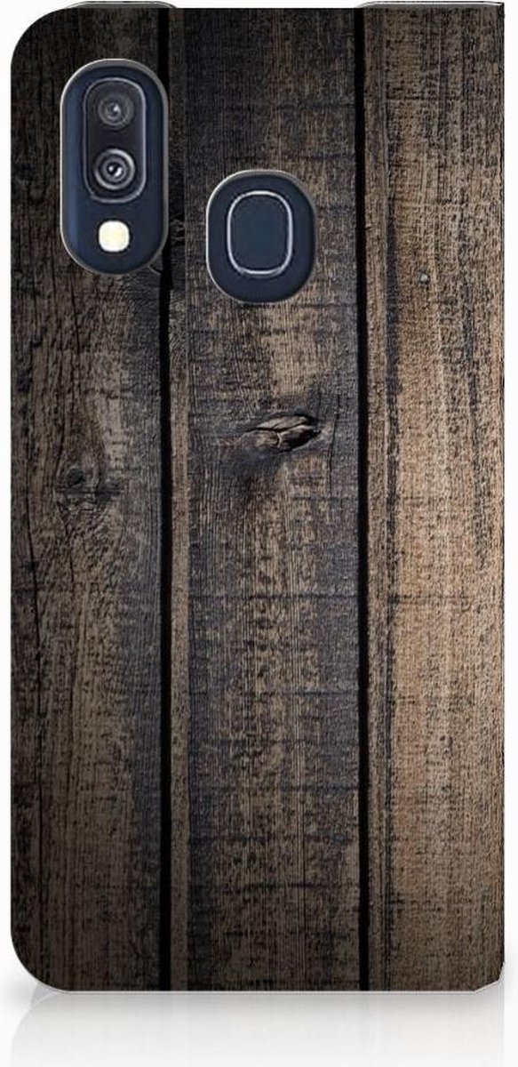 Samsung Galaxy A40 Book Wallet Case Steigerhout