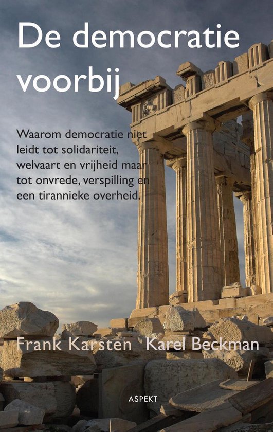 De democratie voorbij - cover