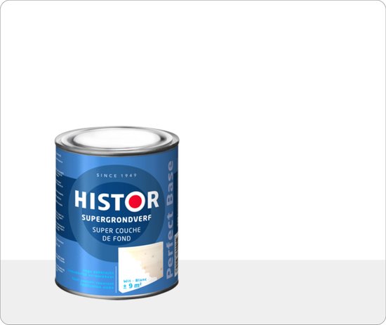 Histor Perfect Base Supergrondverf 0,75 liter - Wit