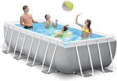 Intex Prism Frame zwembad 488 x 244 x 107 cm - met reparatiesetje