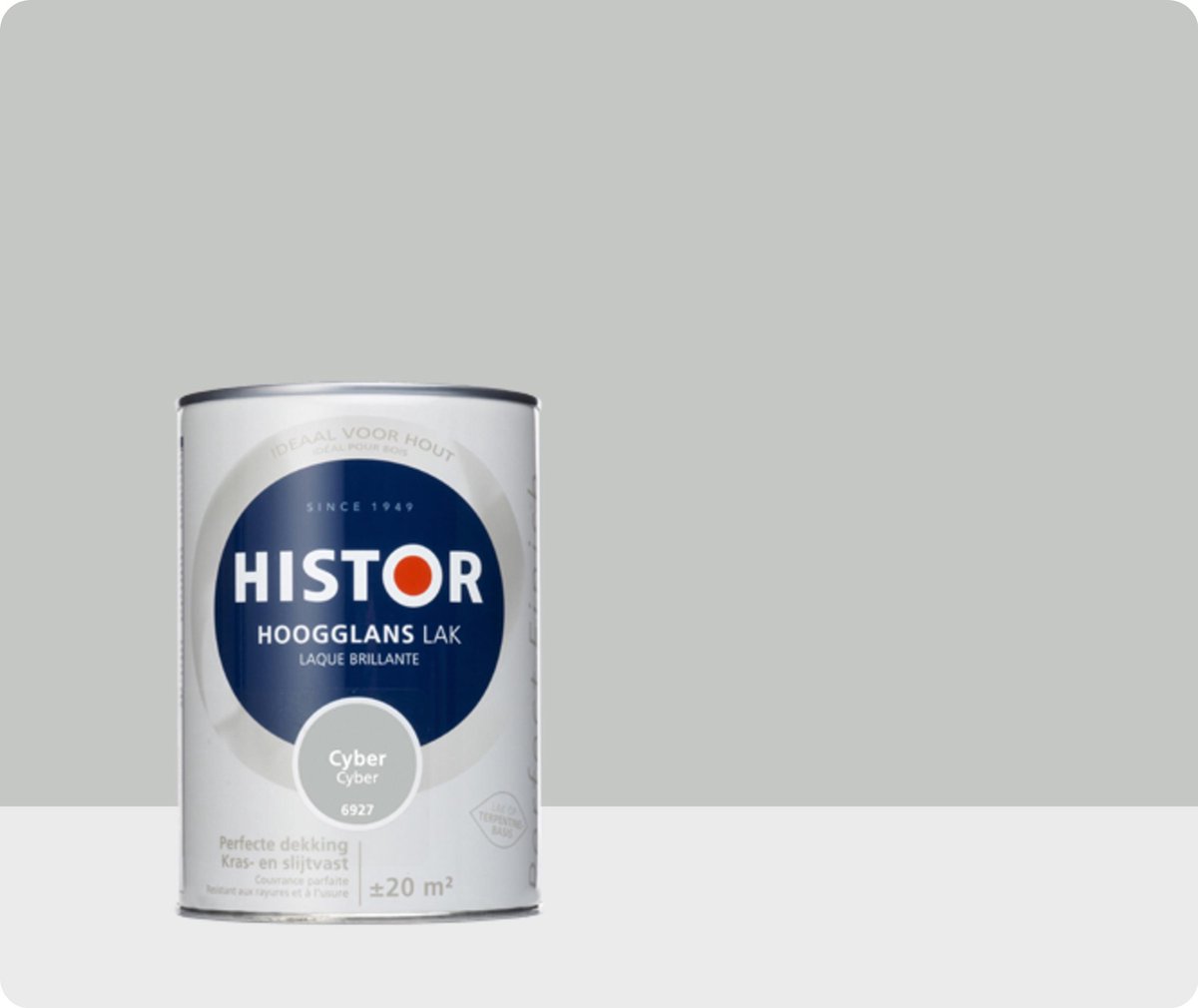 Histor Perfect Finish Lak Hoogglans 1,25 liter - Cyber