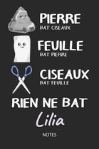 Rien ne bat Lilia - Notes