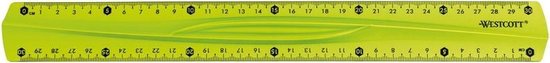 Westcott liniaal - 30 cm - flexibel - assorti kleuren - AC-E10222 - Westcott