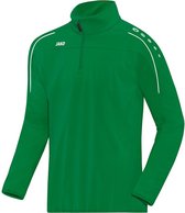 Jako Classico Rainzip - Sportgroen | Maat: XL
