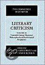 The Cambridge History of Literary Criticism: Volume 9, Twentieth-Century Historical, Philosophical and Psychological Perspectives