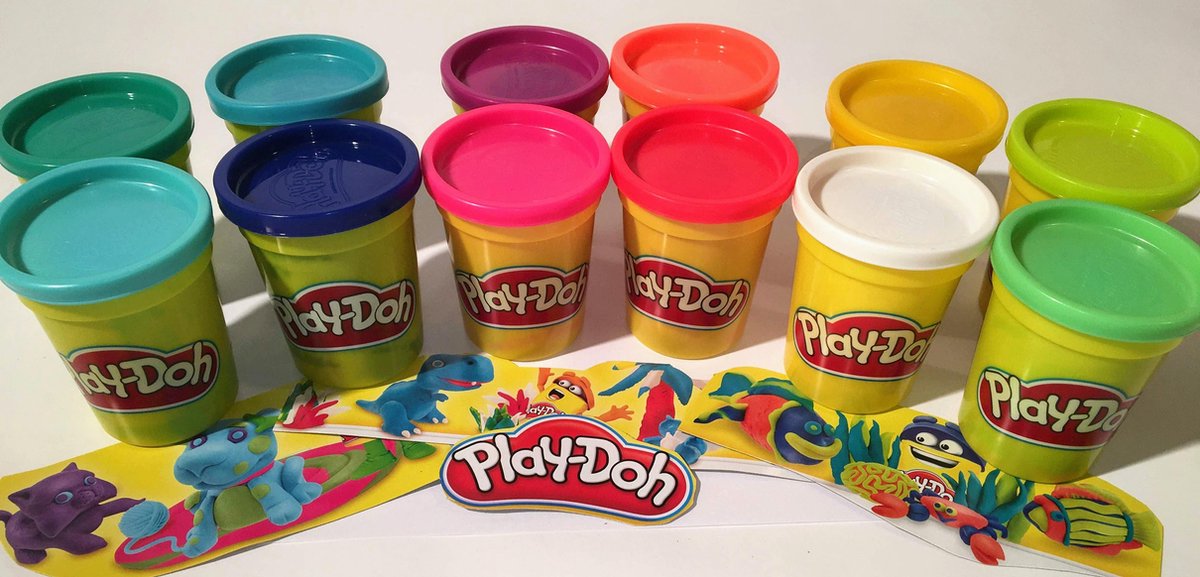 Play-Doh 12 potjes klei - 1344 gram - Play-Doh