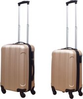 Castillo - Primo - 2 delige handbagage kofferset - S + XS - champagne