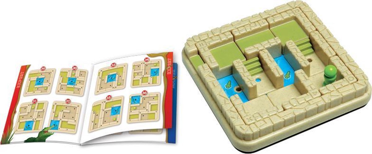 SmartGames Temple Trap Denkspel - Bewegend doolhof met 60 opdrachten thumbnail 4