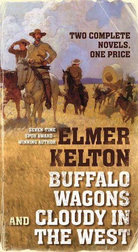 Buffalo Wagons and Cloudy in the West - cover