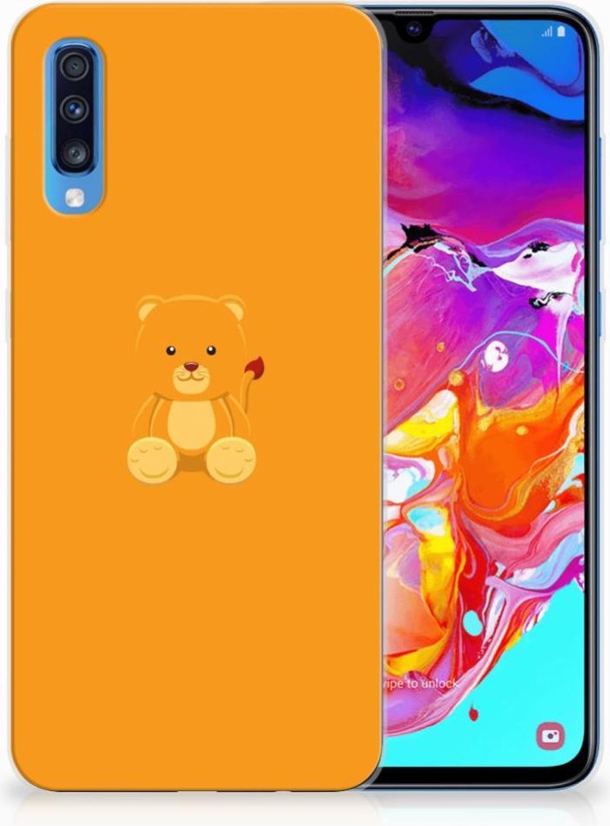 Samsung Galaxy A70 Telefoonhoesje met Naam Baby Beer