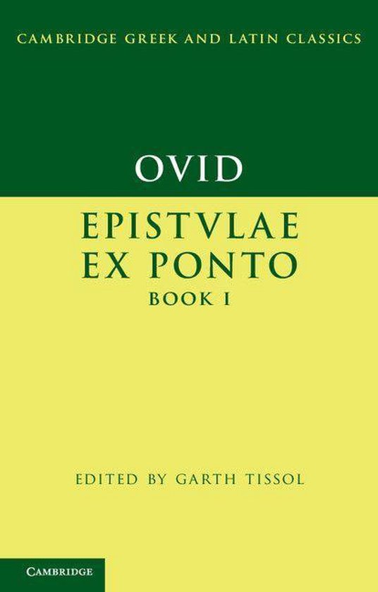Cambridge Greek and Latin Classics 1 - Ovid: Epistulae ex Po ... - cover