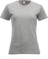 Clique New Classic-T Women 029361 - Grijs-melange - XS