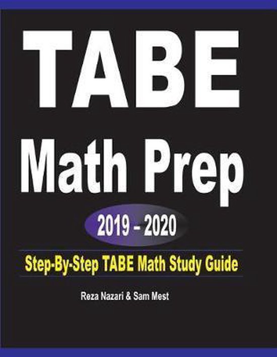 TABE Math Prep 2019 - 2020 - cover