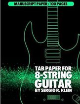 TAB Paper for 8-String Guitar