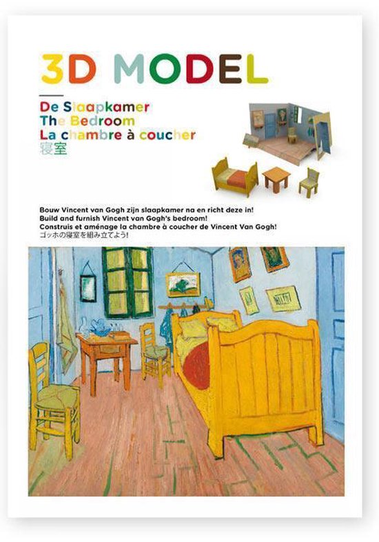 3D model. De slaapkamer The - La chambre à coucher. Vincent van Gogh... | bol.com