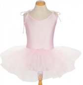 Balletpakje met Tutu -  Licht roze - Ballet -  Maat 98/104 (8) prinsessen verkleed jurk meisje